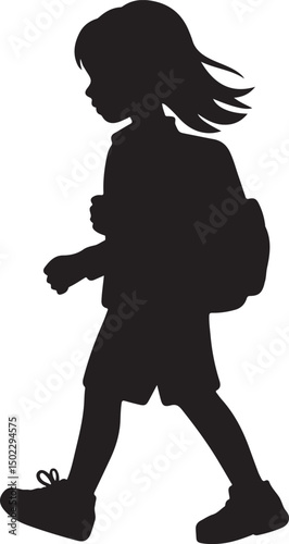 Kids with Backpacks Silhouette Design

School Bus Arriving Vector Scene

Teacher and Students Classroom Silhouette

School Supplies Collection Vector Art

Children Walking to School Silhouette