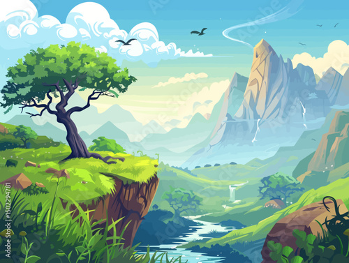 Hill landscape 