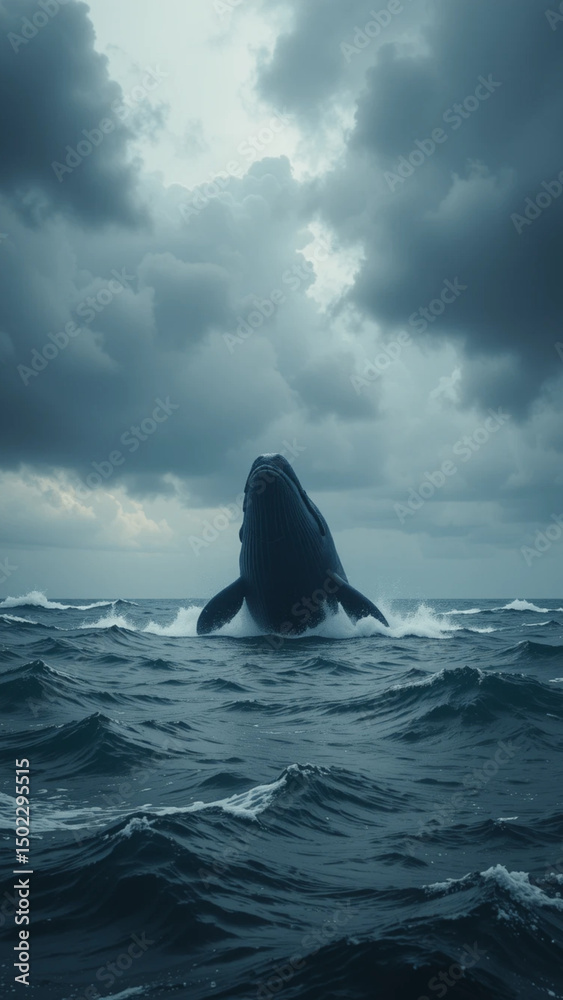 Fototapeta premium dolphin in the sea