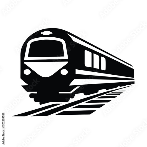 Train Silhouette for Industrial Use