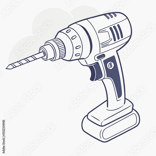 drill icons, vector .white background