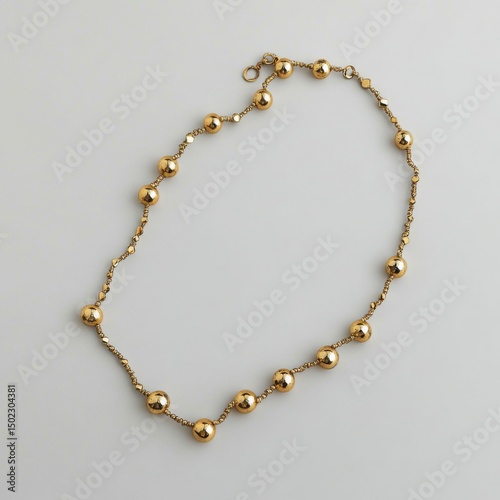 Wallpaper Mural beaded necklace isolated on white background Torontodigital.ca