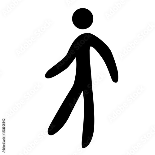 Jumping Figure Illustration