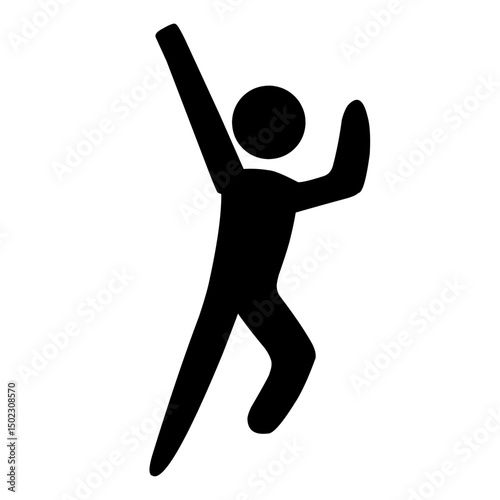 Jumping Figure Illustration