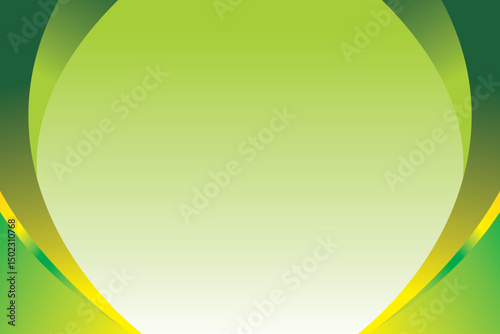 Spring Green Minimal Fold Line Background