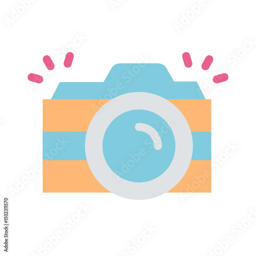 camera flat style