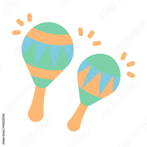 maracas flat style