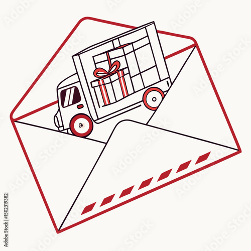email inbox icons, vector .white background
