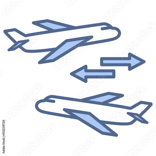 Traffic Blue Icon