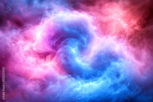Cosmic swirl of nebulae