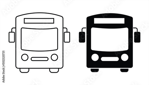 bus icon vector