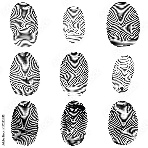 Fingerprint Patterns and Classification for Identification Purposes and Forensics