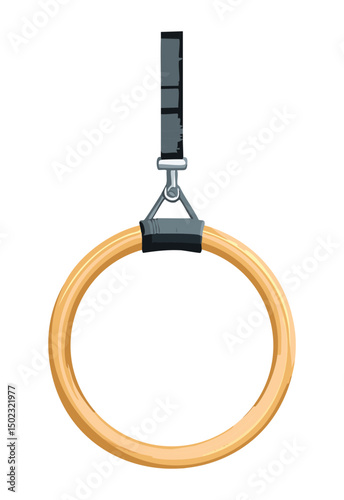 classic wooden gymnastic rings