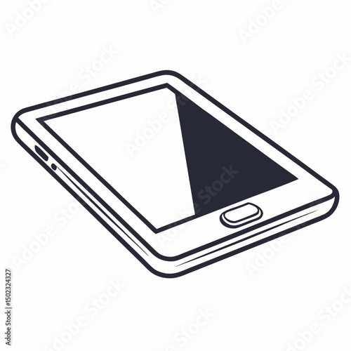 tablet icons, vector .white background