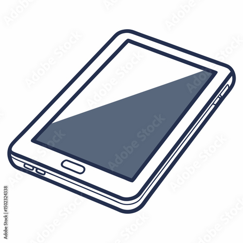 tablet icons, vector .white background