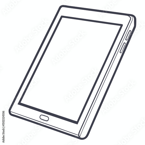 tablet icons, vector .white background