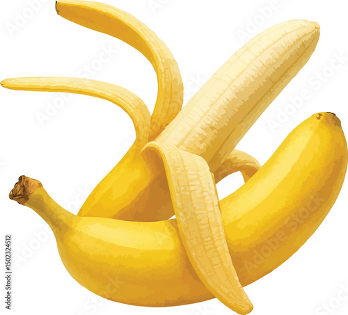 4K Banana Illustration