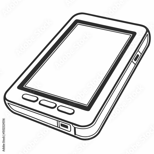 tablet icons, vector .white background