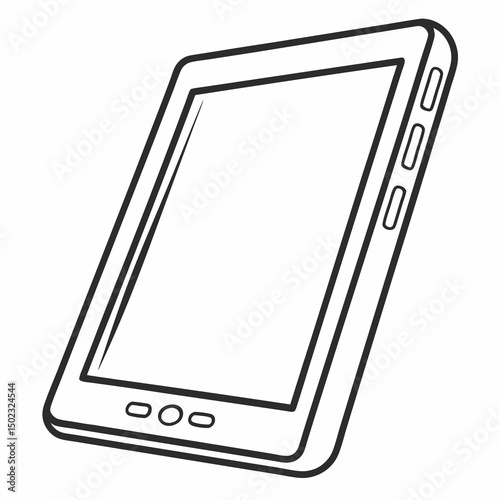 tablet icons, vector .white background