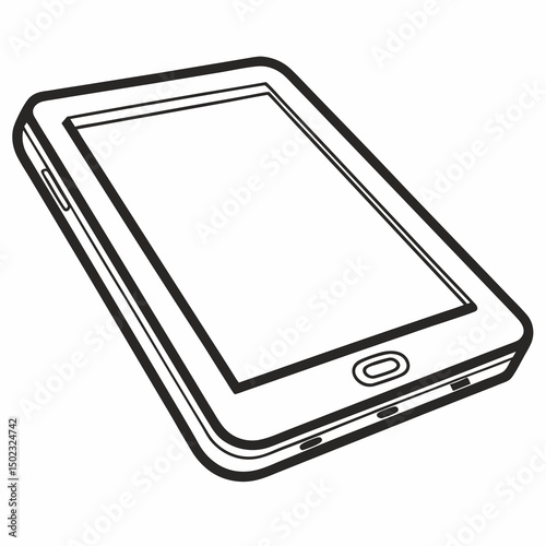 tablet icons, vector .white background