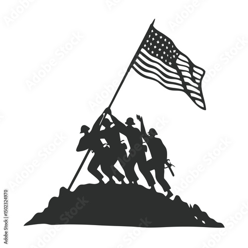 Raising the Flag on Iwo Jima A Powerful Image
