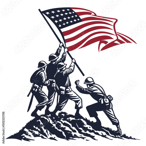The Raising of the Flag on Iwo Jima Inspiration