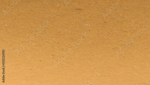 Background of brown kraft paper or cardboard texture. Abstract pattern of beige rough carton, old paper sheet, parchment or papyrus surface, vector realistic illustration
