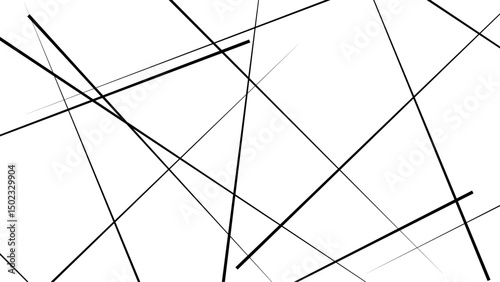 Abstract white background with random black lines, abstract Colors move by location and produce smooth color transitions.