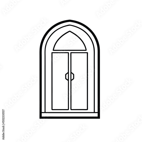 door with keyhole