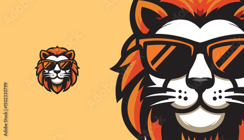 Majestic Lion Mascot Logo – King of the Jungle Vector Design