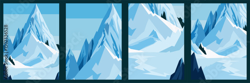 iceberg background set