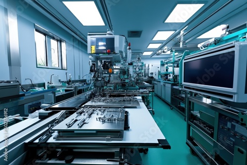 Innovative medical laboratory with advanced equipment and technology
