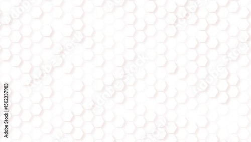 Honeycomb pattern with hexagon mesh. Texture bee comb grid. Flat vector illustration isolated on white background.
