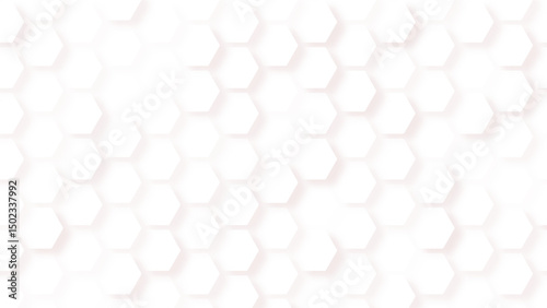Honeycomb pattern with hexagon mesh. Texture bee comb grid. Flat vector illustration isolated on white background.
