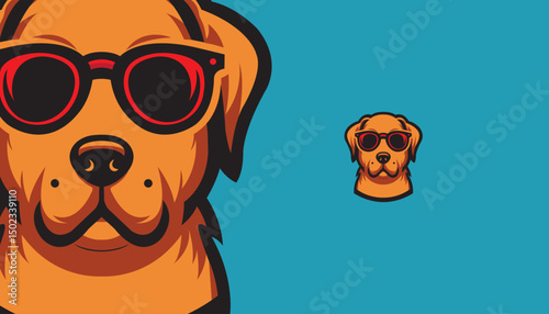  Loyal Dog Mascot Logo – Bold Vector Character Design