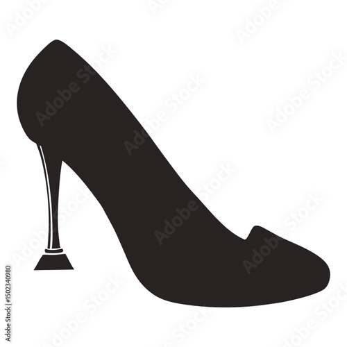 Woman stilettos high heel silhouette