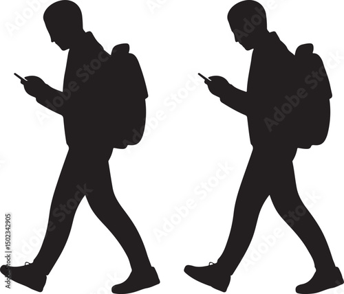 Students with Backpacks Heading to School

First Day of School Silhouette Scene

Back to School Supplies Vector Design

School Bus Arrival Silhouette Art

Excited Kids Back to School Vector