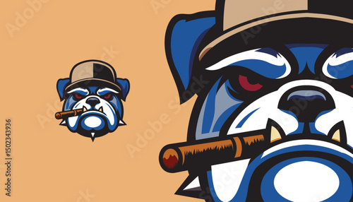 Fierce Bulldog Mascot Logo – Tough Vector Design