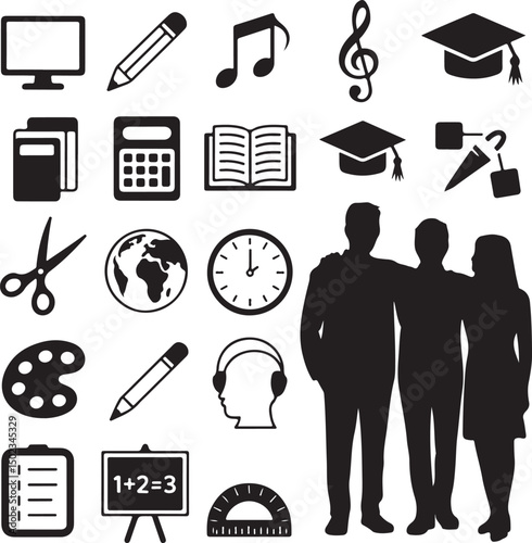 Back to School Icons Bundle – SVG & PNG

First Day of School Silhouette Clipart Set

Cute School Supplies Vector Design Pack

Classroom Essentials – Back to School Graphics

School Bus & Kids – Fun Ba