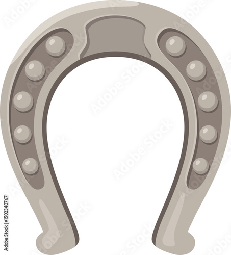 Horseshoe Wild West Illustration