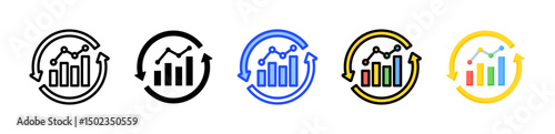 Exchange Icon Collection With Multiple Styles