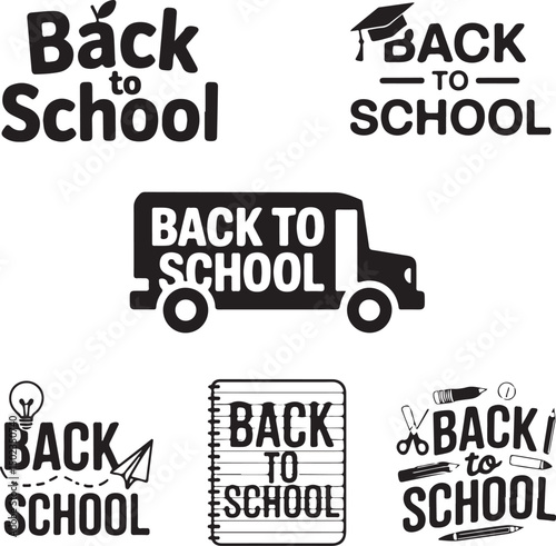 Students Walking to School Silhouette

Backpack Ready – School Time Vector

First Day of School Silhouette Scene

Back to School Bus Arrival Vector Art

Books, Bell & Kids – School Silhouette Design
