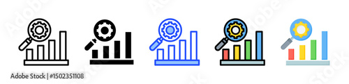 Due Diligence Icon Collection With Multiple Styles