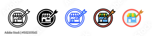 Niche Market Icon Collection With Multiple Styles