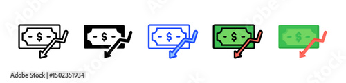Loss Icon Collection With Multiple Styles