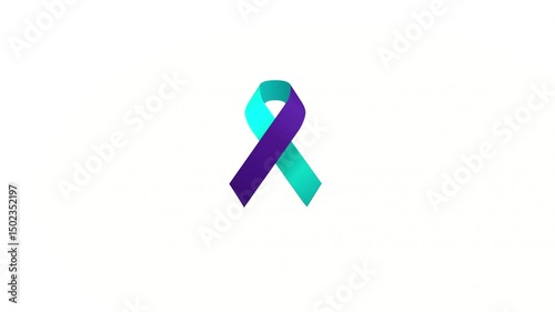 World Suicide Prevention Day – Animated Ribbon logo for September 10 Awareness Campaigns