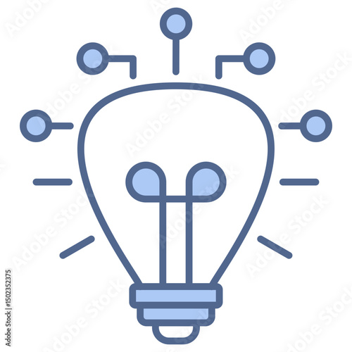 Digital Light Blue Icon