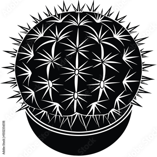 Adobe IllustratoVector illustration of a children's activity coloring book page with pictures of cactus.r Artwork
