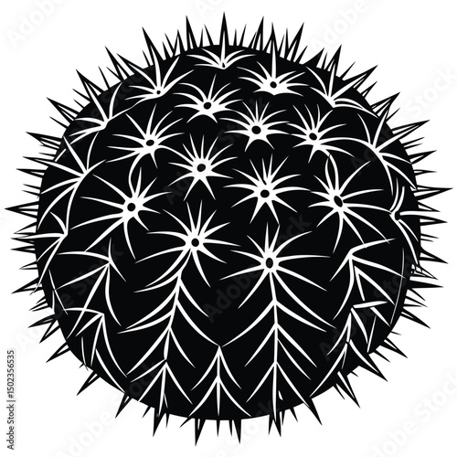 Adobe IllustratoVector illustration of a children's activity coloring book page with pictures of cactus.r Artwork