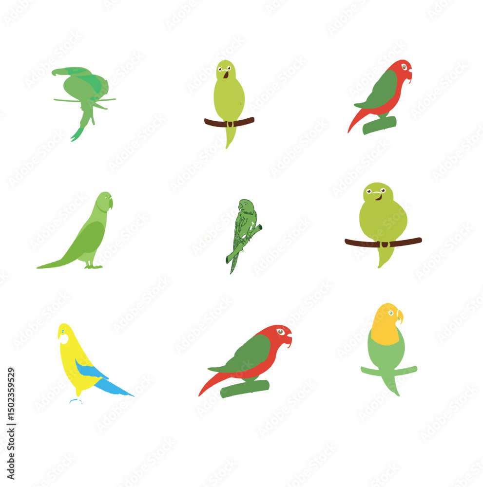Fototapeta premium The is Parrots